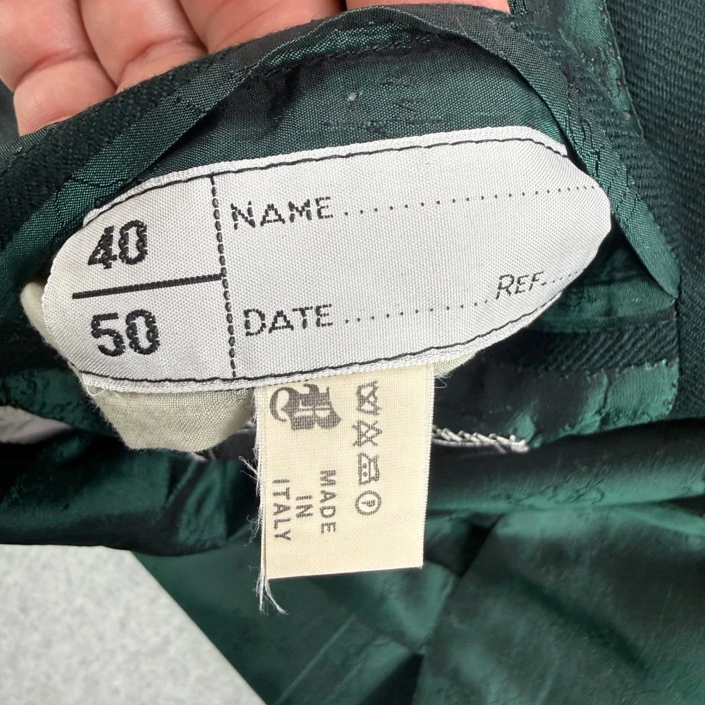Vintage Brioni Blazer Mens 40 Green 100% Cashmere Cuzzens Sport‎ Coat Italy